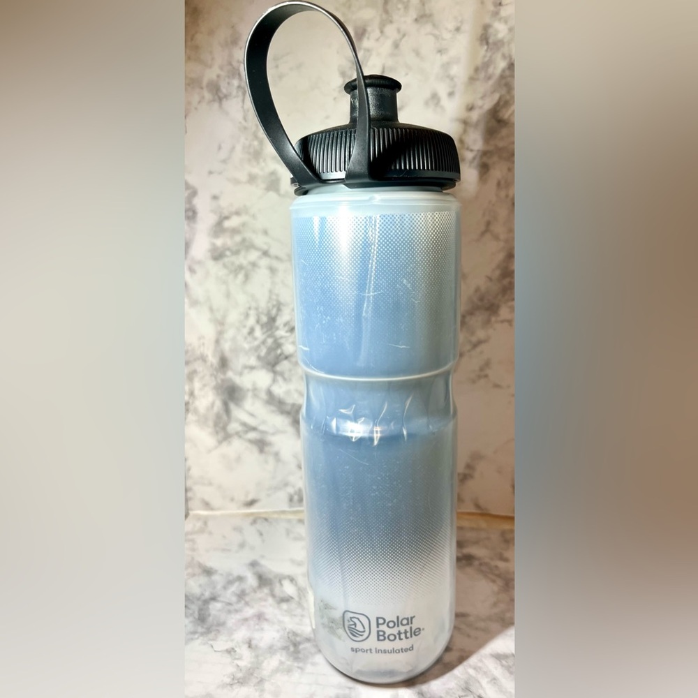 Polar Bottle Insulated Water Bottle - Blue and Black